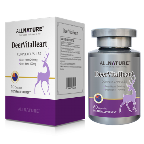 ALLNATURE新西蘭原裝進口鹿心複核膠囊多維呵護心臟健康